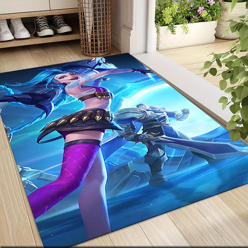 Fantasy Heroes Unite Carpet Rug Soft Washable Antislip Home Living Room Sofa Mats Personalized Christmas Rug