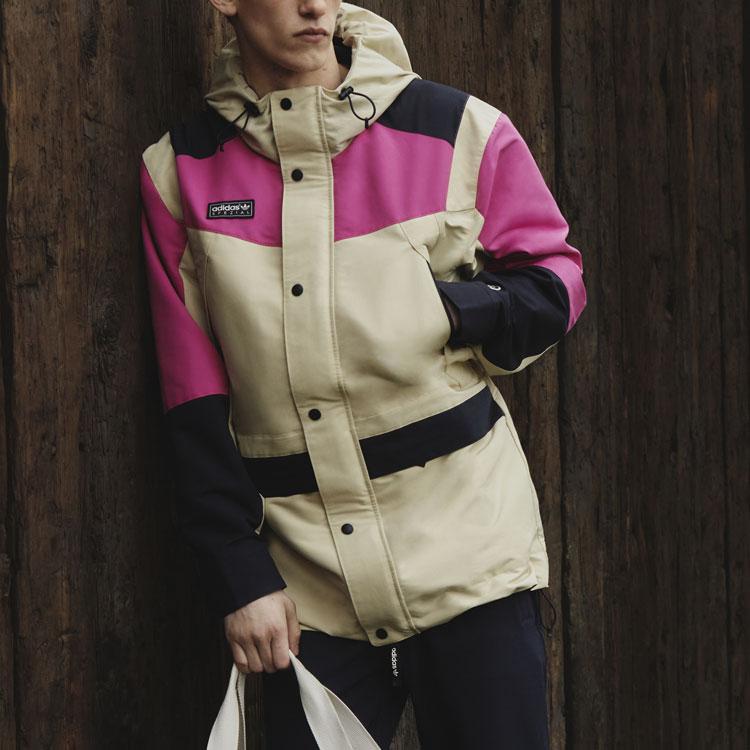 Adidas Aldrington Jacket Cream/Multi Men Streetwear GT1821