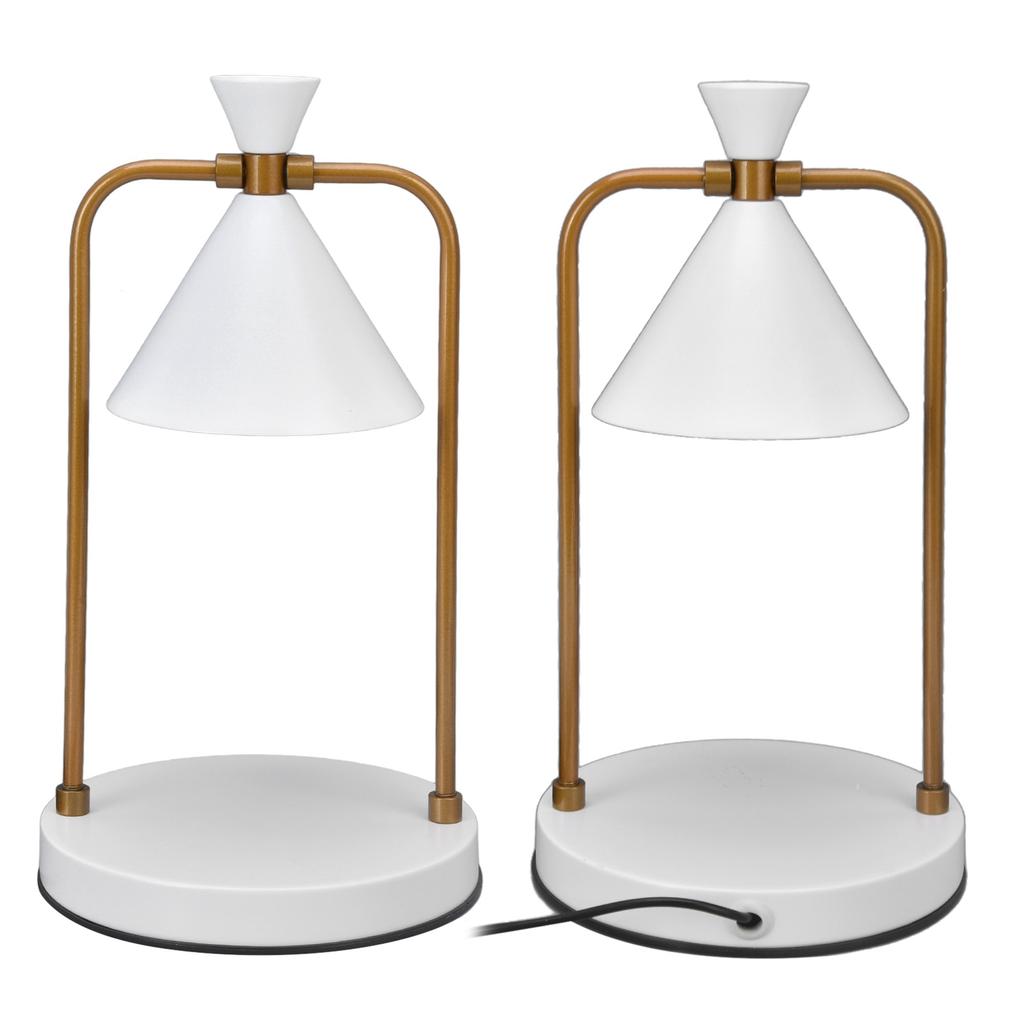 Candle Warmer Lamp Timing Function Adjustable Brightness Safe Iron Electric Candle Light for Room