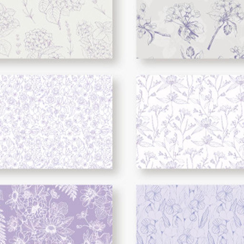 40 Sheets Scrapbook Material Paper DIY Innovative Exquisite Vintage Decorative Material Paper for DIY Art Craft