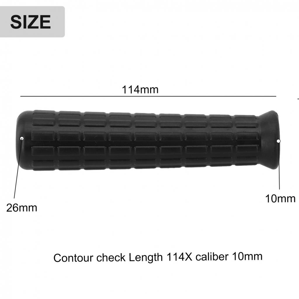 Griffe Schubkarre 114*8mm Rutschfest Schubkarre Schwarz