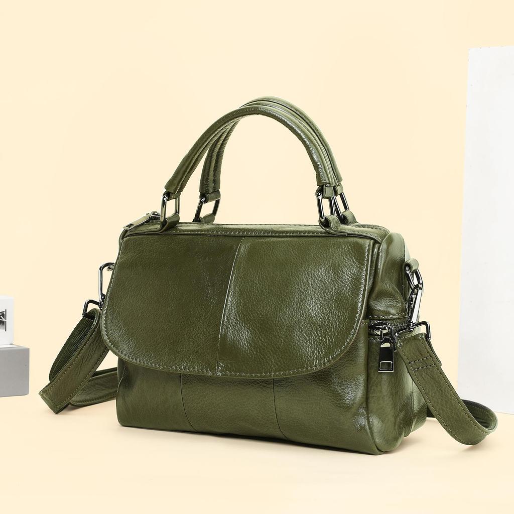 Borsa a mano di design Borse a tracolla di lusso in vera pelle per donna Borse casual Borsa a tracolla grande a tracolla quotidiana solida