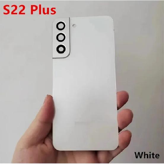 S908 Housing For Samsung Galaxy S22 Ultra Plus S901 S906 5G Battery Cover Glass Repair Back Door Rear + Logo Camera Lens