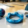 Bowlingkugel-Spinner-Ständer, 360 Grad drehbarer Becher, Professioneller Zahnradhalter, Universelles Zubehör für Reinigungs-, Polier- und Ausstellungsständer