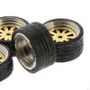 1:64 Scale Diecast Car Wheel And Tire Combo