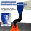 Plastic Car Engine Oil Funnel Motorcycle Refueling Gasoline Filter Transfer Tool Oil Change Filling Car Accessories