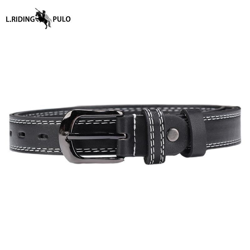 

Высококачественный модный ремень для женщин, простой для повседневной носки и универсальный ремень для украшения платья 105cm чёрный