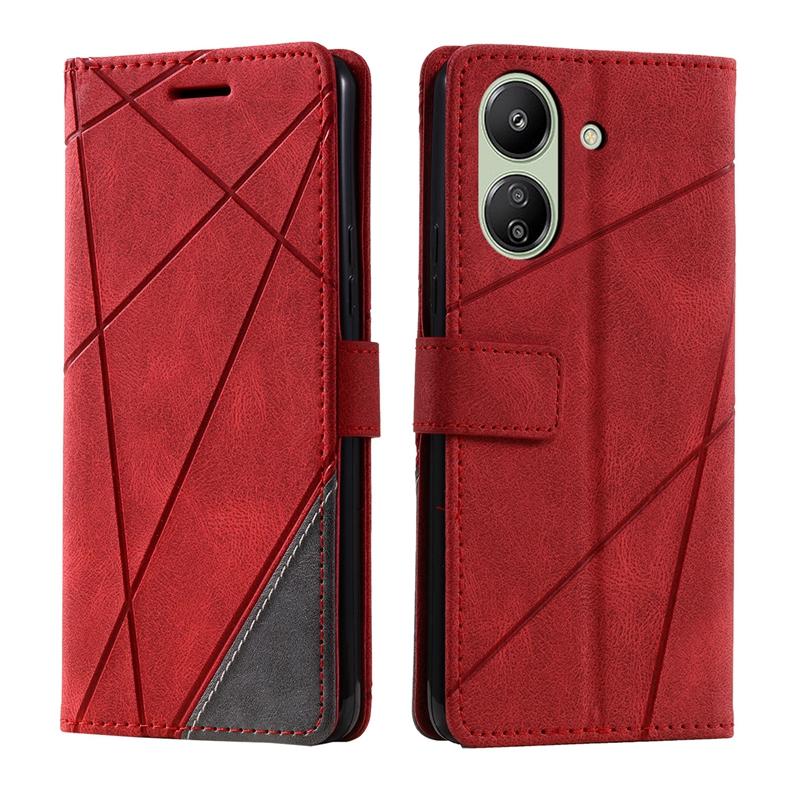 Redmi 13C Case On For Coque Xiaomi Redmi 13C Cover Luxury Flip Wallet Leather Cases for Funda Xiomi Xiaomi Redmi13C Phone Case