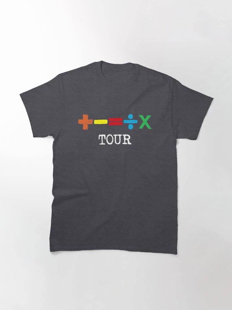 Ed Sheeran The Mathematics Tour, T-Shirt Classica bianca