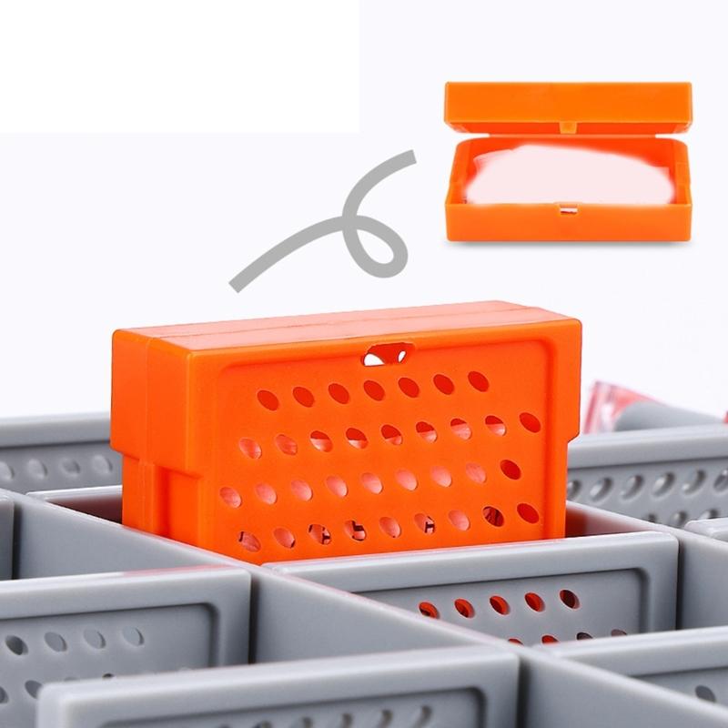 Portable Storage Trays Lure Organizers Fishing Tackle Box Lure Storage Box Clear Lid Tray Box Baits Separator