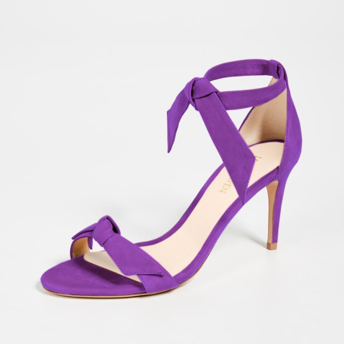 

LOSLANDIFEN Новые женские босоножки с открытым носком и ремешком на щиколотке, женские туфли на высоком каблуке, летние босоножки с пряжкой и каблуком 9 см 42 фиолетовый