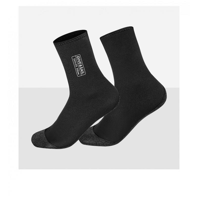 3mm Neoprene Dive Socks With Anti-Slip Sole Snorkeling Surfing Beach Walking Water Sports Protection
