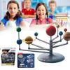 DIY Solar System 9 Major Planets Toy with Paint and Brush Nine Planets Experiment Project Model Kid Learning Education Science Toy