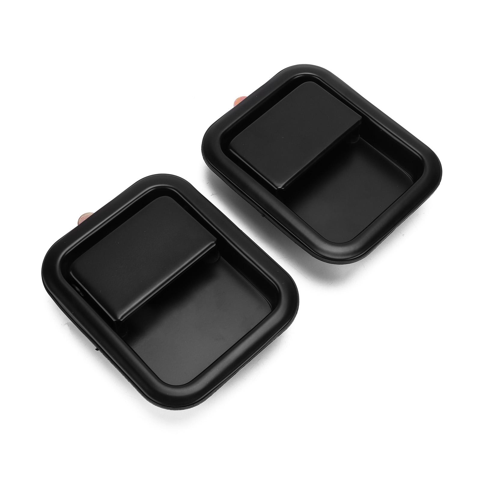 

Car Outside Door Handle Left Right Black 55176382AE Heavy Duty Iron Replacement for Wrangler TJ