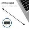 1 To 1 AURA RGB Extension Adapter Cable Computer Accessories 5V 3Pin/12V 4Pin Motherboard AURA Cable Conversion Cable for ASROCK