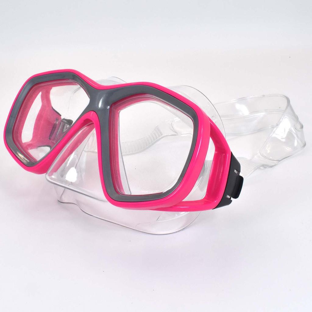 Dykning Snorkelset: Simmask & Glasögon för Vuxna & Barn med Stor Ram