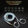 Qkz T1 Earphone Cable 8 Strand Copper Silver-Plated Upgrade Wire 3.5Mm Wired Headphone Cord For Zxn Zxt Ak6 Zs10 Edx Pro Zsr Cca