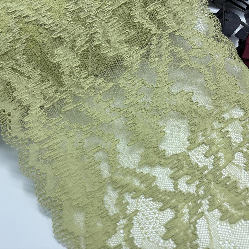 23 Wide Elastic Lace, Stretchy Spandex Sewing Mesh Lace Trim for Lingerie, Bra, Underwear, Garment, Crafting