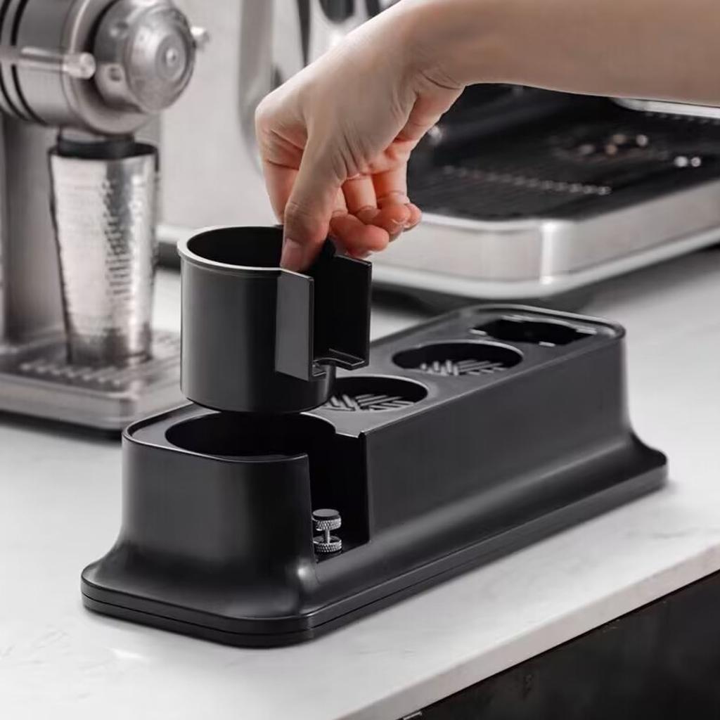 Coffee Tampering Station Universal Washable Anti Slip Coffee Filter Tampering Holder for 51mm 53mm 58mm Portafilters
