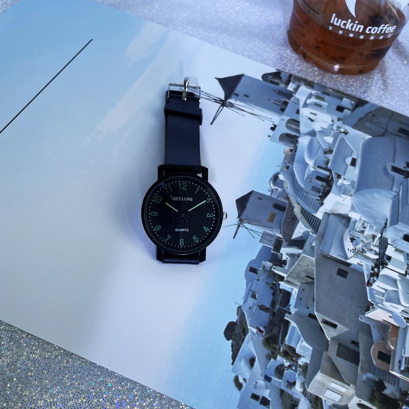 Exam Luminous Watch Female Simple Trend Student Style College Style Retro Literary Couple Watch