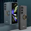 GKK Original Case for Samsung Galaxy Z Fold 5 5G Case Ultra-thin Anti-knock Plastic Hard Ring Holder Protective Cover