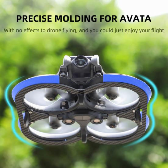 

Защитное кольцо из углеродного волокна от столкновений с полосой бампера, двойная защита, защита пропеллера для AVATA