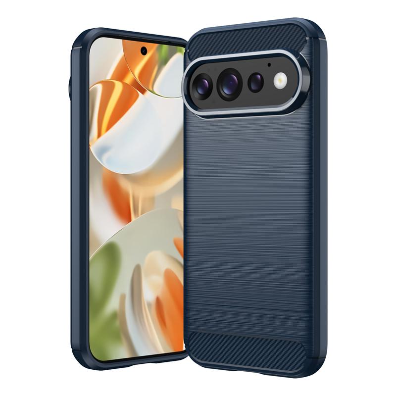 For Google Pixel 11 Case Carbon Fiber Silicone TPU Soft Rubber Phone Protector Case Google Pixel 11 Cover Pixel 11 Pro XL Case