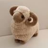 38 CM Sheep Plush Toys Simulation Stuffed Animal Soft Doll Real Life Plush Sheep Toys for Pupuy Baby Kids Gift