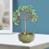 Gemstones Bonsais Tree Miniature Crystal Money Tree Ornament for Fengshuis Enthusiasts Seek Wealth and Positive Energy