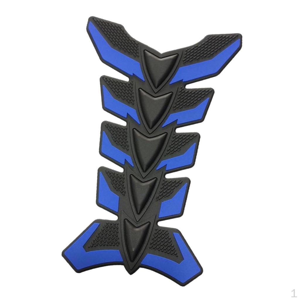 

1 шт. синяя резиновая модифицированная наклейка на топливный бак мотоцикла