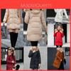 Cappotto Giacca Parka da Donna Sottile Colorato con Cappuccio e Collo di Pelliccia Capospalla Per il Massimo Calore Invernale