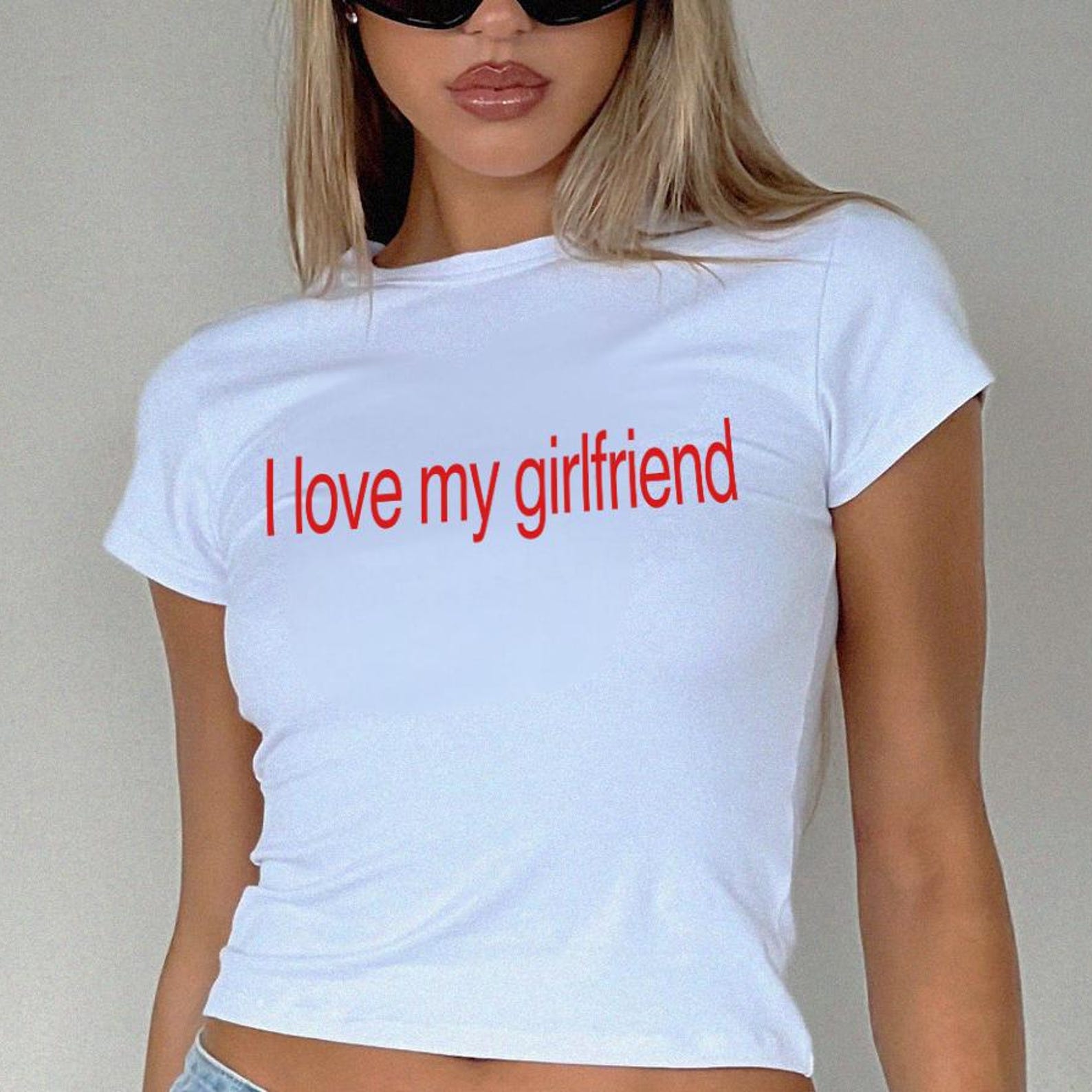 I Love My Girlfriend T-Shirt - Funny Graphic Unisex Tee XL