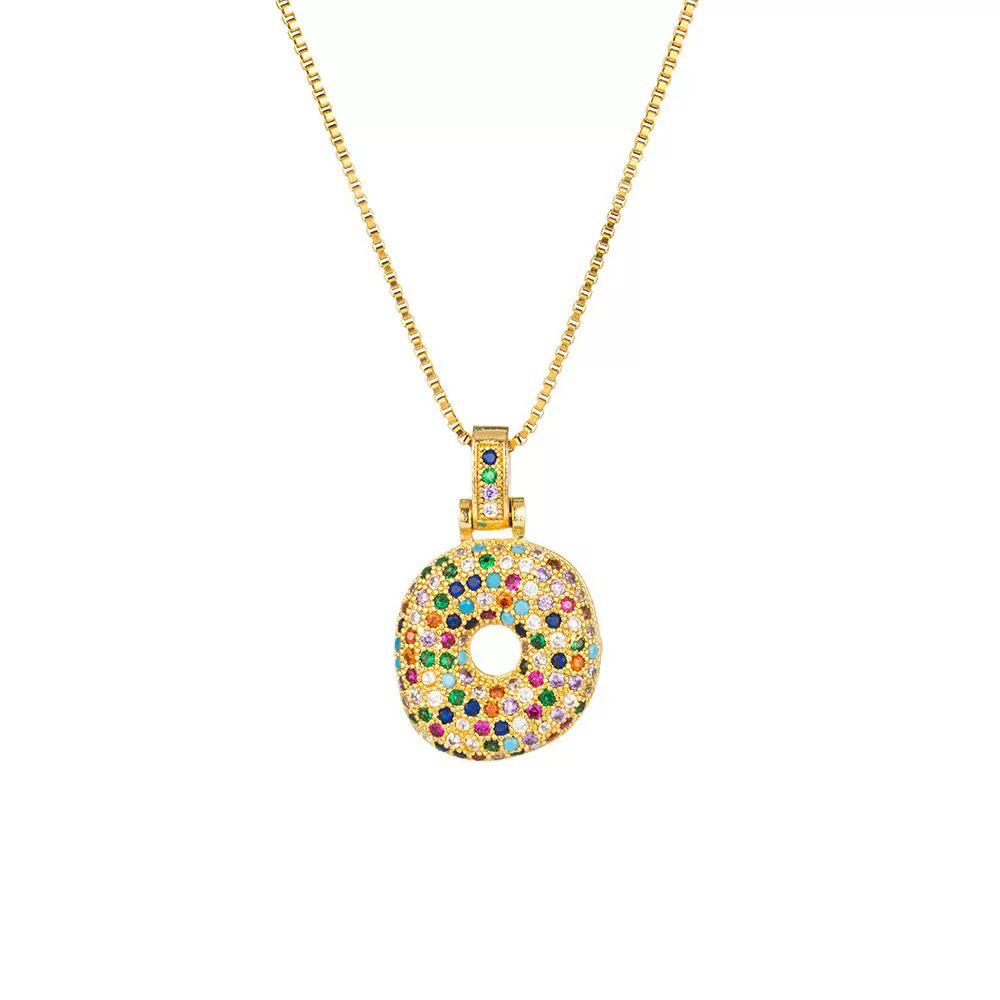 European Initial Pendant Necklace: Retro Hip Hop Trend Jewelry for Women