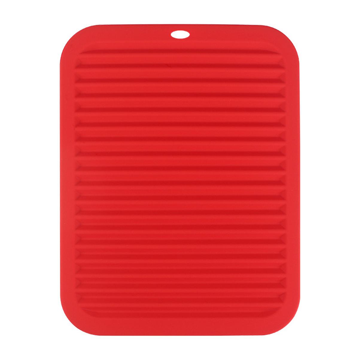 

Силиконовые подставки Leeseph для горячих блюд, кастрюль и сковородок, подставки под горячее для кухонных столешниц, коврики-прихватки для домашней кухни 22x29 cm красный