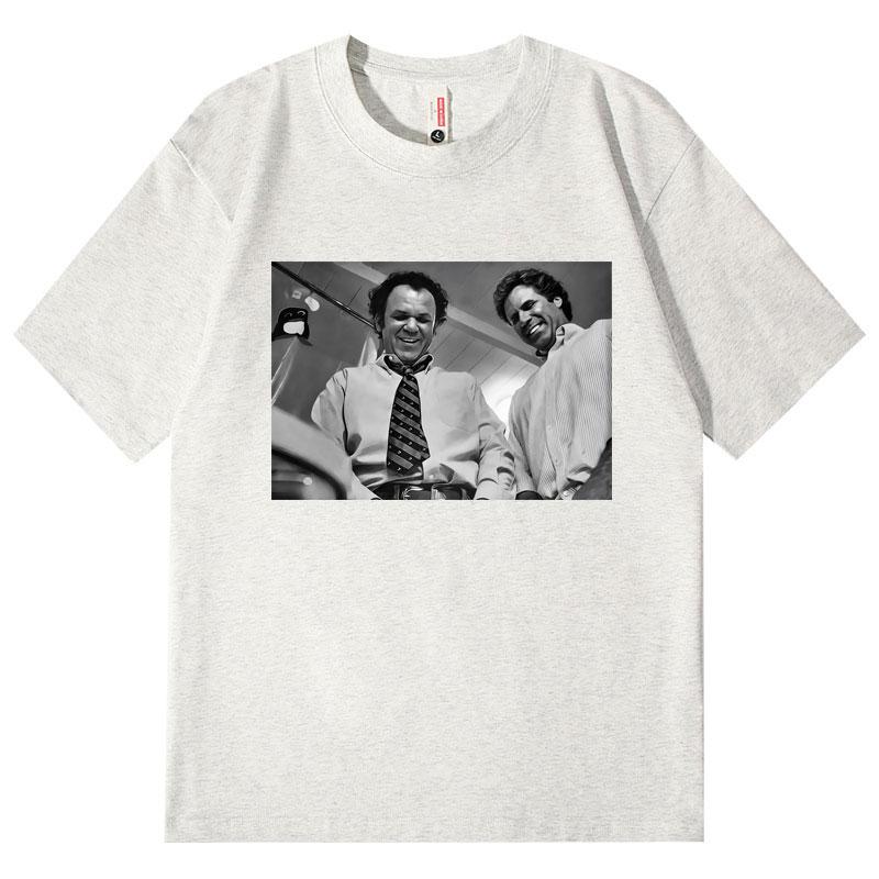 Maglietta Stampata Divertente Film Step Brothers Unisex Moda Unisex Vintage Manica Corta T-shirt Estiva Casual Larga 100% Cotone Magliette