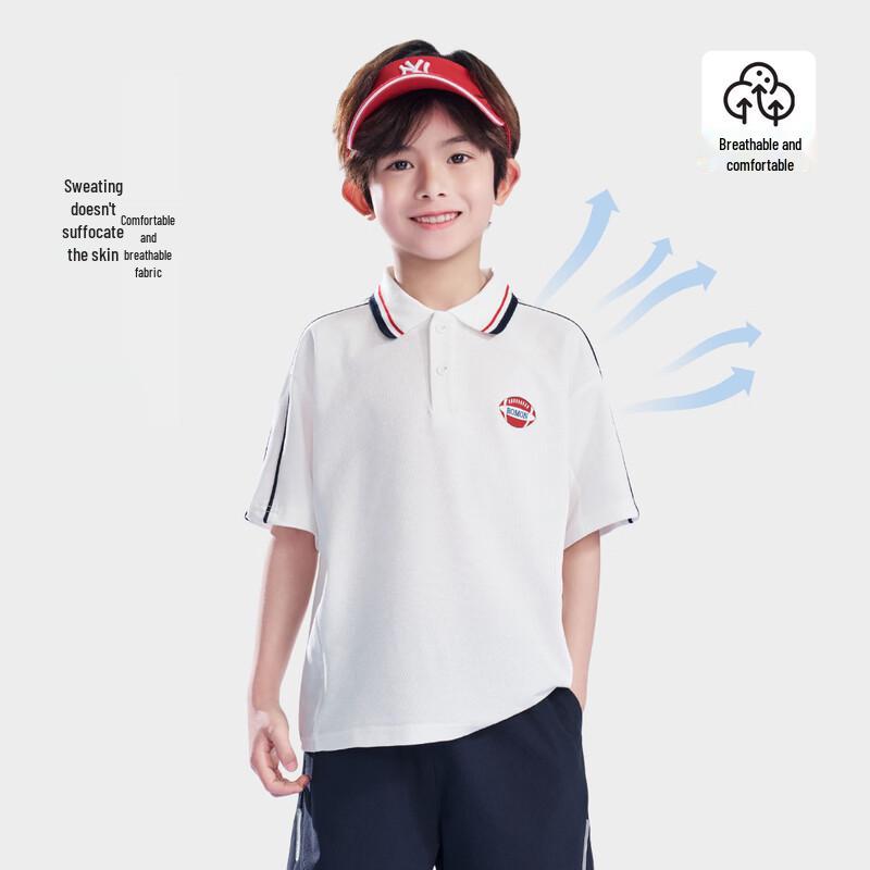 Romun Boys' Short Sleeve Casual Polo Shirt