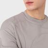 Emporio Armani Ss23 Solid Color Line Embroidered Round Neck Short Sleeve T-Shirt Men Tops Fog-Gray 3R1TT1-1JWZZ-0634