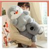 Plush Animal Pillow, Soft & Cuddly, Otter, Pig, Koala, Penguin, Room Decor, Birthday Gift, Christmas Present, 30cm (Otter)