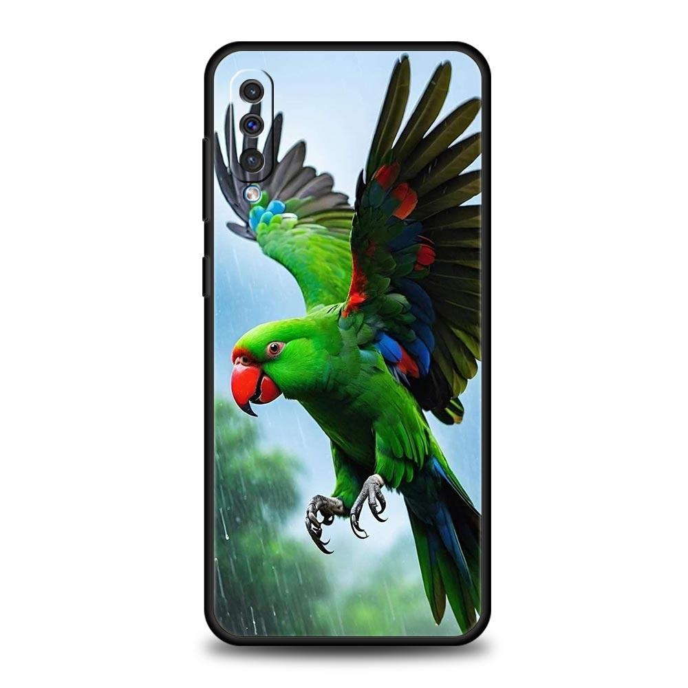 Parrot Bird Phone Case For Samsung Galaxy A56 A36 A26 A34 A17 A16 A06 A14 A12 A54 A72 A70 A30 A24 A22 A20e A52 A50 A40 A32 Cover