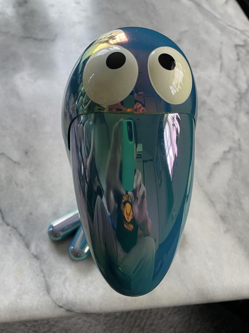 

[Б/У] Металлическая синяя фигурка персонажа с аксессуарами, не для продажи, редкая