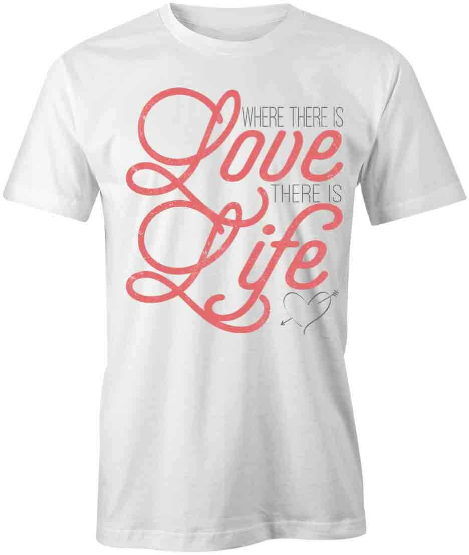WHERE THERE IS LOVE TShirt Tee Short-Sleeved Cotton ENDEARING S1WSA890 XL
