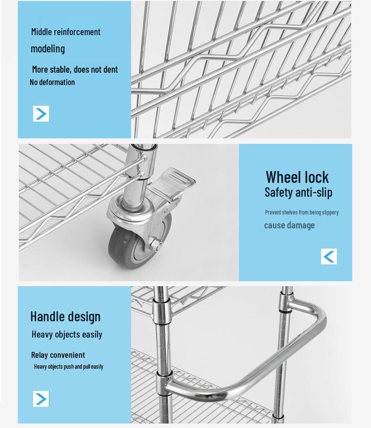 Chrome-Plated Detachable Wire Mesh Rack - Anti-Static Stainless Steel Storage Shelf, One-Layer Oven Rack