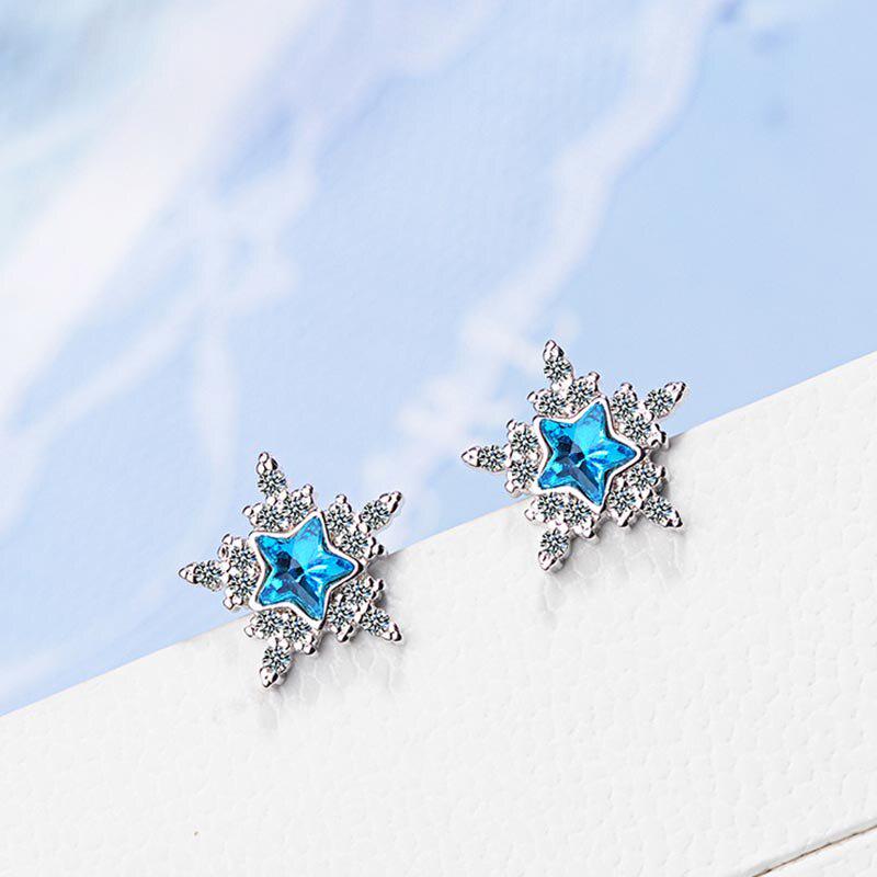 Lindon Fashion Jewelry Earring Five-pointed Women Stud Earrings Wedding Party Gifts
