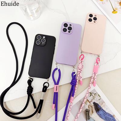 Capa com Alça Transversal para Redmi Note 14 Pro Plus Mi 15T 17 15 15C POCO X7 Pro F7 X6 Cordão Ajustável para Uso Externo Capa à Prova de Choque