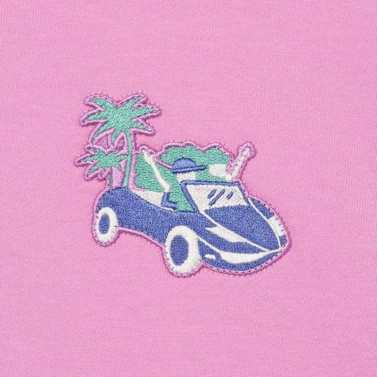 New MLB Los Angeles Dodgers Sweatshirts Unisex Pink 3AMTC0131-07VOS