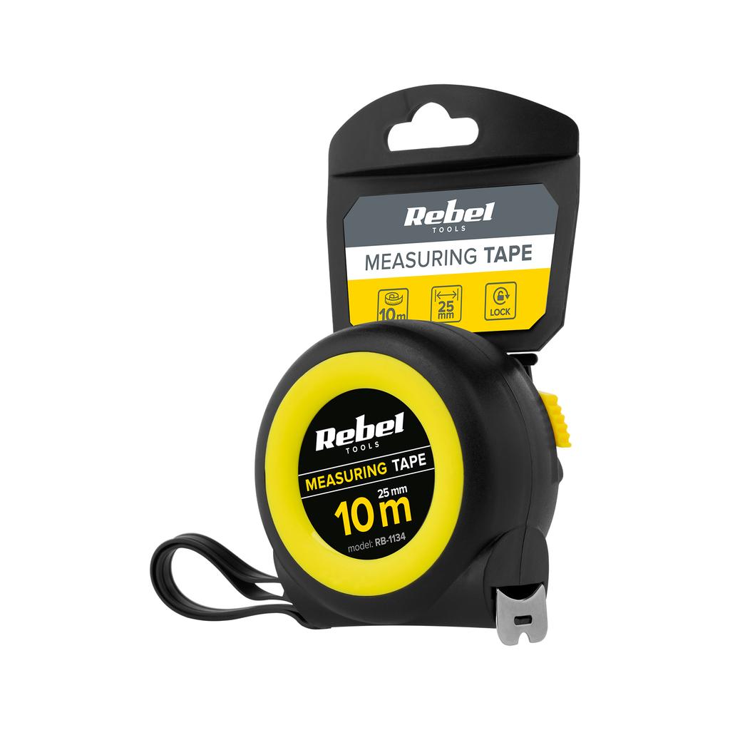 Rebel Maßband Stahl 10m 25mm