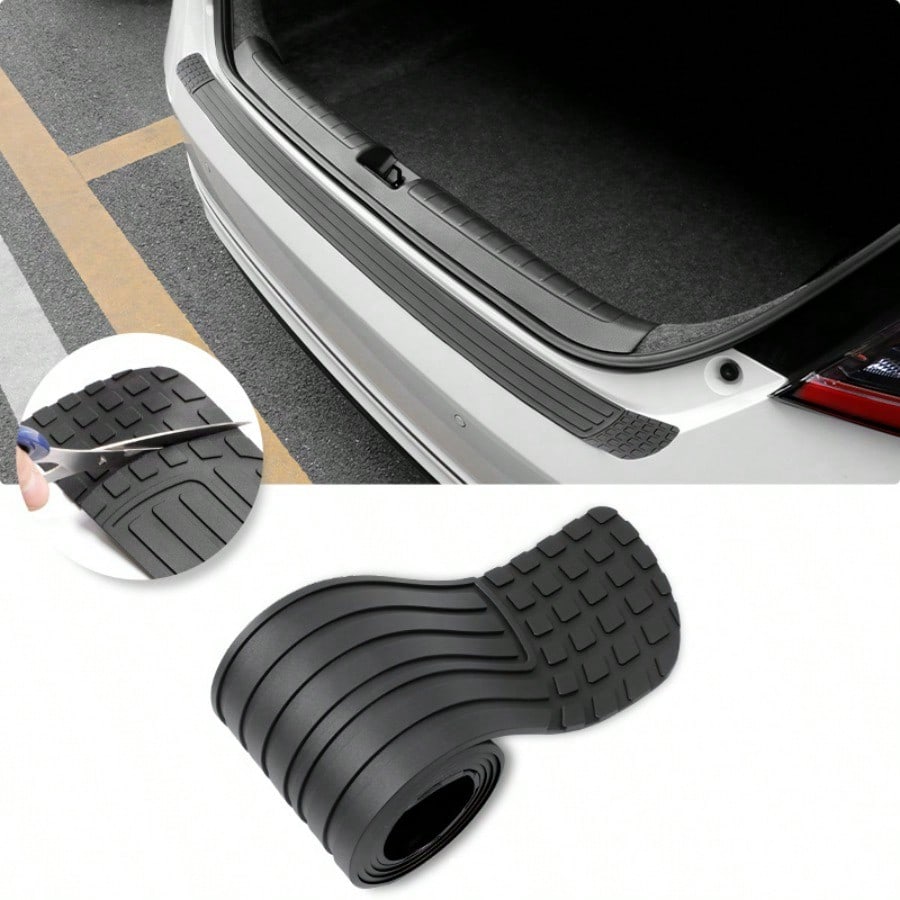 Car Trunk protection strip car threshold strip Anti-stepping sticker Protection strip car door edge anti-collision scratch strip 1pc