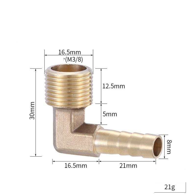 Messing Schlauchanschluss 4mm-19mm Tülle 1/8" 1/4" 1/2" 3/8" BSP Innengewinde Kupferverbinder Gelenk Kupplung Adapter