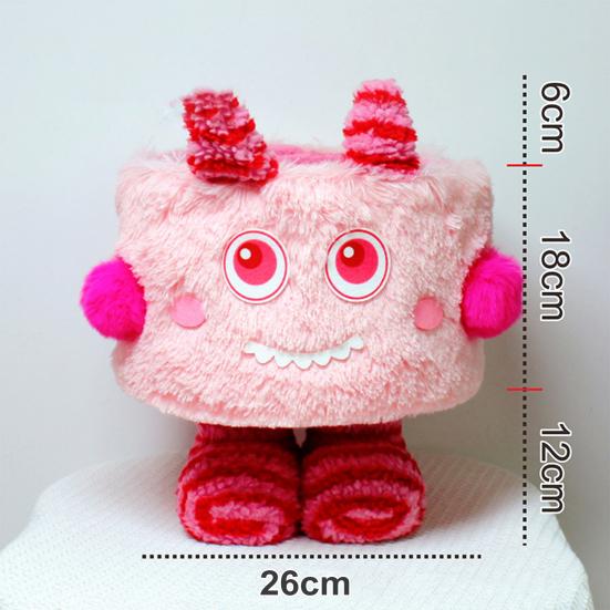Cartoon Storage Basket with Eyes Legs Large Capacity Vibrant Color Adorable Storage Box Multi-functional Organizer