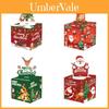 Weihnachtliches Musterpapier-Box-Set Feiertagsdekorations-Requisiten für Feiertagsfeiern